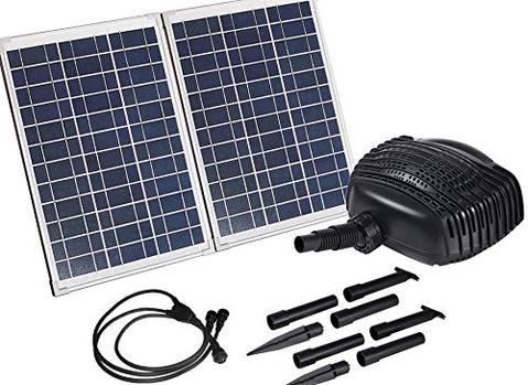 Aquaplancton Solar Powered Water Fountain Pump Kit