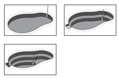 Step Declines in Ponds Setups